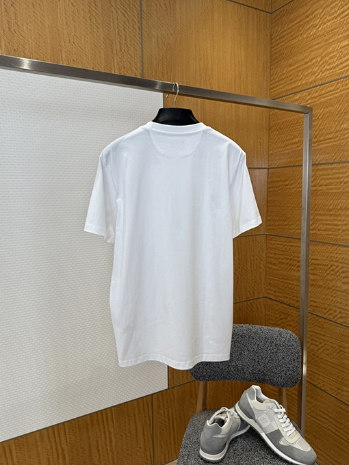 フェンディコピー ジッパー付きポケット付き半袖Tシャツ