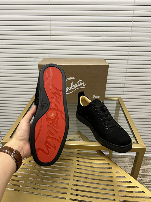 クリスチャンルブタン デパートシリーズカップルカジュアル赤底スニーカー