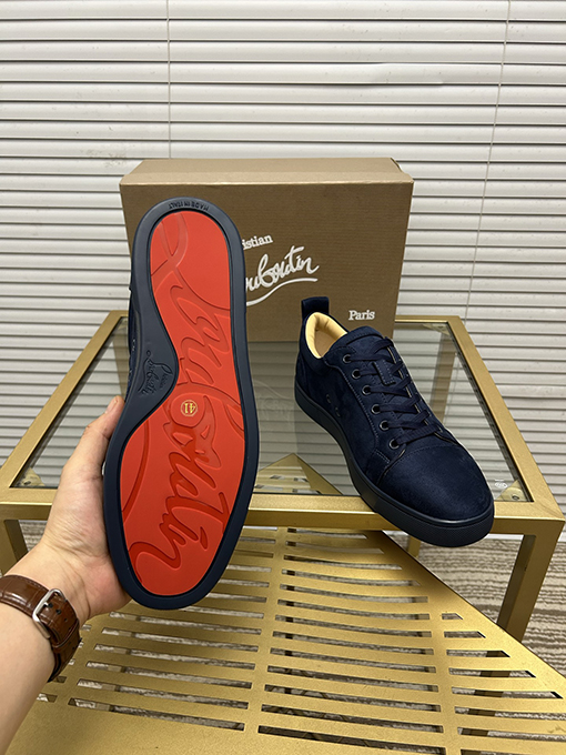 クリスチャンルブタン デパートシリーズカップルカジュアル赤底スニーカー
