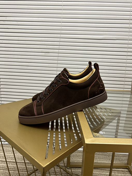 クリスチャンルブタン デパートシリーズカップルカジュアル赤底スニーカー