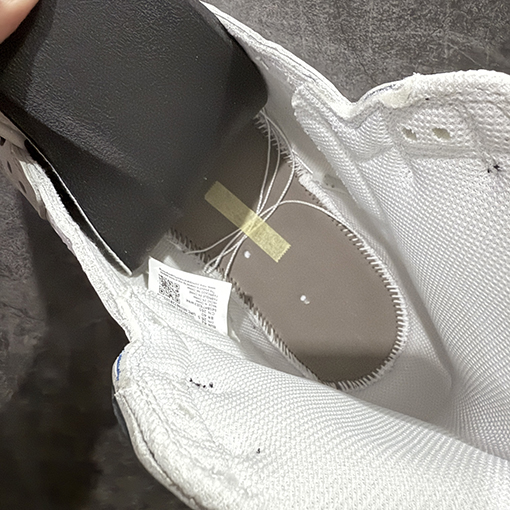 ナイキ 藤原ヒロシの三者コラボレーション4色パッチワークグレーライトニングホワイトとブラックシューズ