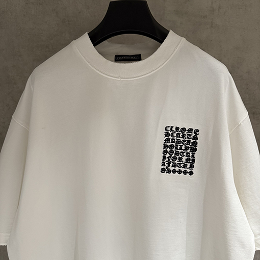 クロムハーツスーパーコピー 新モデル刺繍半袖Tシャツ