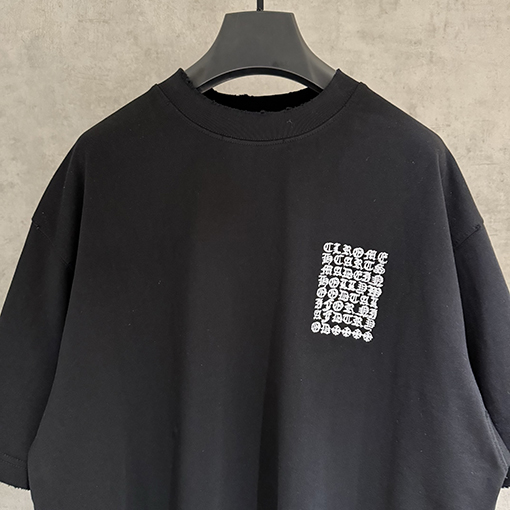 クロムハーツスーパーコピー 新モデル刺繍半袖Tシャツ