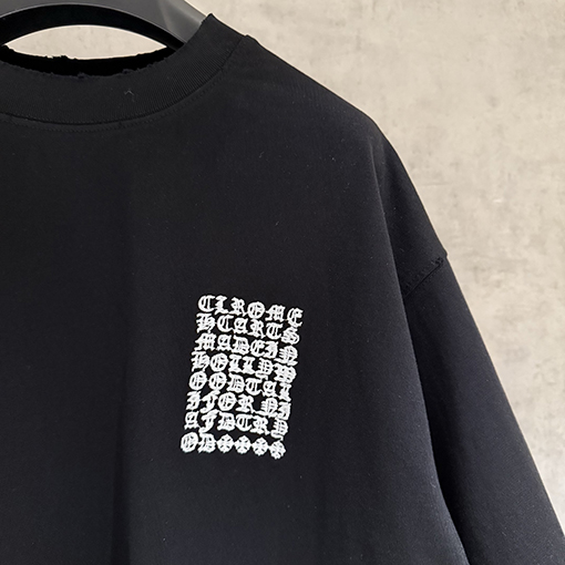 クロムハーツスーパーコピー 新モデル刺繍半袖Tシャツ