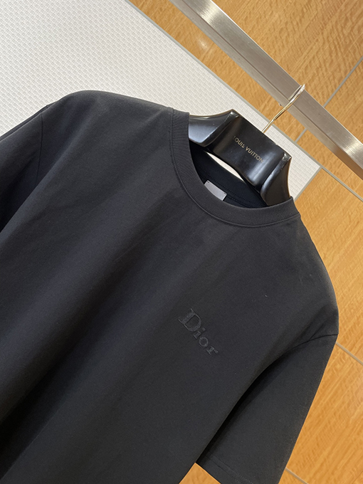 ディオールスーパーコピー DIOR レターロゴ半袖クルーネックTシャツ