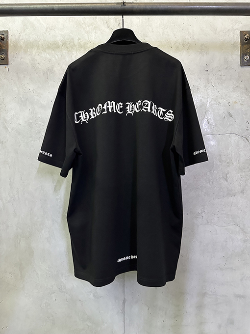 クロムハーツ ロゴプリントクルーネック半袖Tシャツ