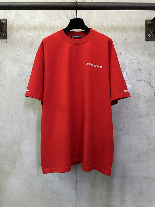 クロムハーツ ロゴプリントクルーネック半袖Tシャツ