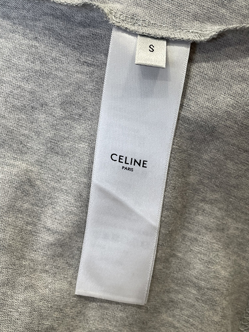 セリーヌ CELINE プリントクルーネック半袖Tシャツ