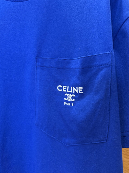 セリーヌ CELINE ロゴポケット半袖Tシャツ