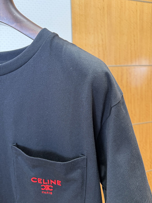 セリーヌ CELINE ロゴポケット半袖Tシャツ