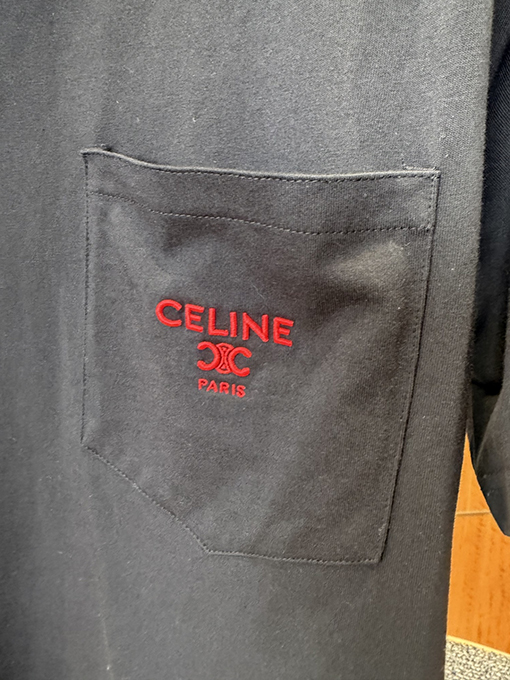 セリーヌ CELINE ロゴポケット半袖Tシャツ