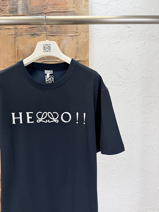 ロエベ LOEWE プリント刺繍半袖 Tシャツ