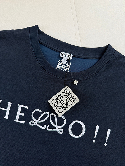 ロエベ LOEWE プリント刺繍半袖 Tシャツ