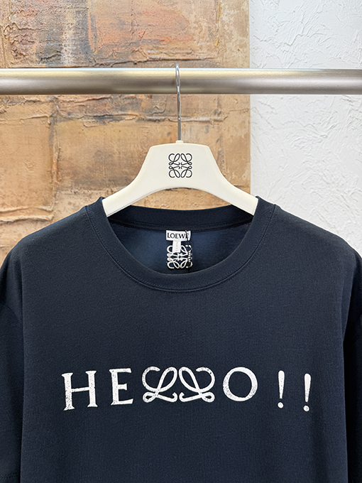 ロエベ LOEWE プリント刺繍半袖 Tシャツ