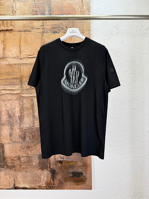 モンクレールスーパーコピー Moncler ブラープリント半袖Tシャツ