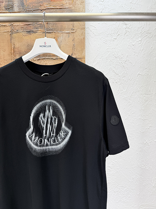 モンクレールスーパーコピー Moncler ブラープリント半袖Tシャツ