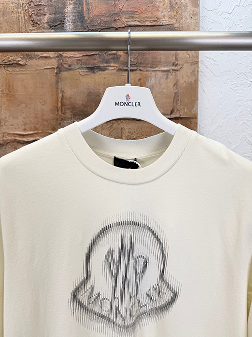 モンクレールスーパーコピー Moncler ブラープリント半袖Tシャツ