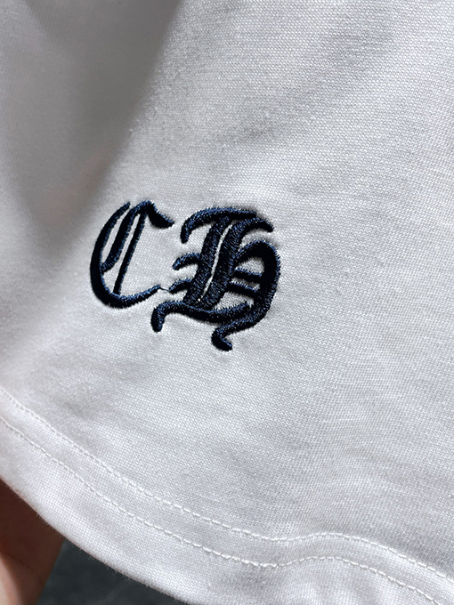 クロムハーツ 刺繍入りカラフルクラシッククロスホースシュー半袖Tシャツ