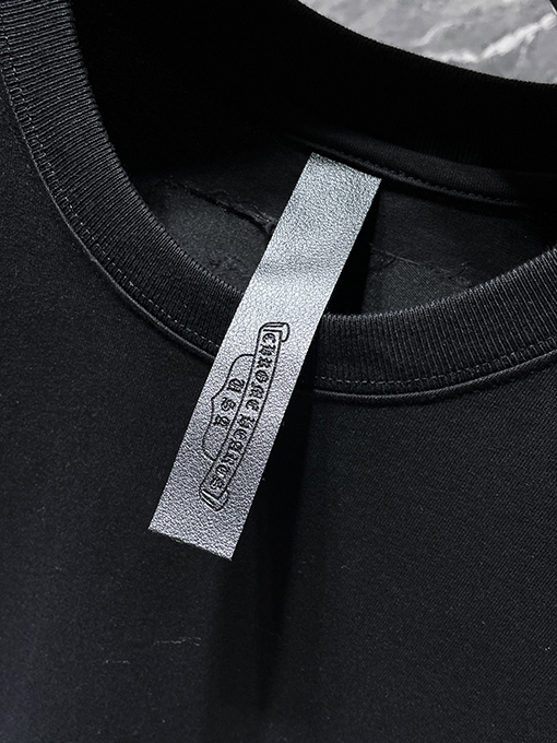 クロムハーツコピー カラフルなパッチワーククロスプリント半袖Tシャツ