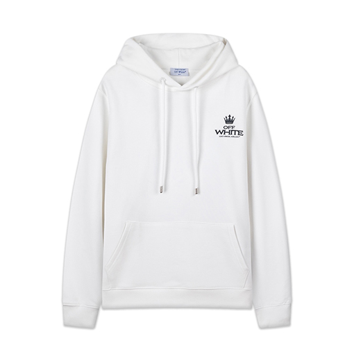 オフホワイトスーパーコピー off white 新しい460gのルーズフィットフード付きスウェットシャツ