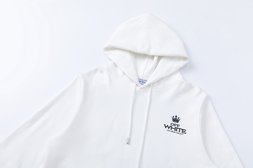 オフホワイトスーパーコピー off white 新しい460gのルーズフィットフード付きスウェットシャツ