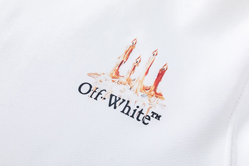 オフホワイト off white 460g ルーズフィット フード付きスウェットシャツ