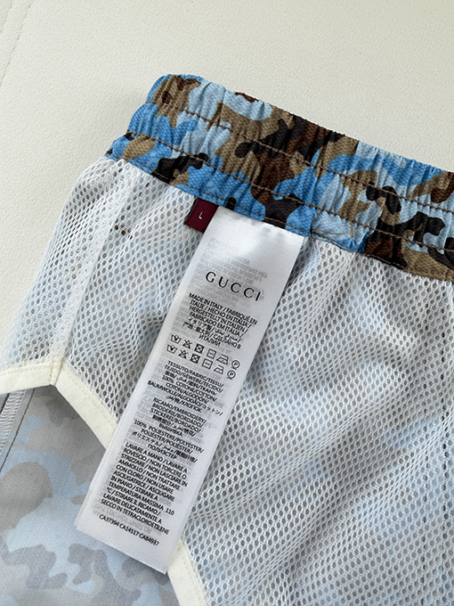 グッチ 迷彩ビーチショーツ