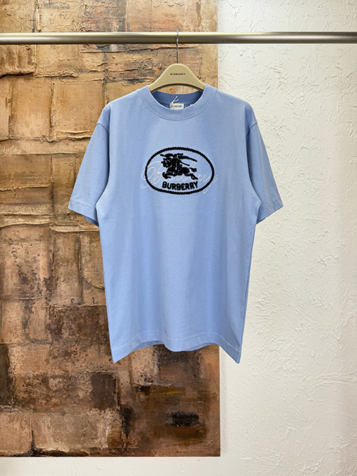 バーバリー BURBERRY ウォーホース ウール 刺繍 半袖Tシャツ