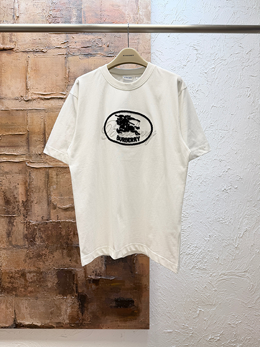 バーバリー BURBERRY ウォーホース ウール 刺繍 半袖Tシャツ