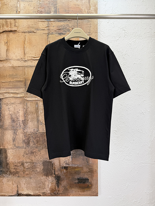 バーバリー BURBERRY ウォーホース ウール 刺繍 半袖Tシャツ