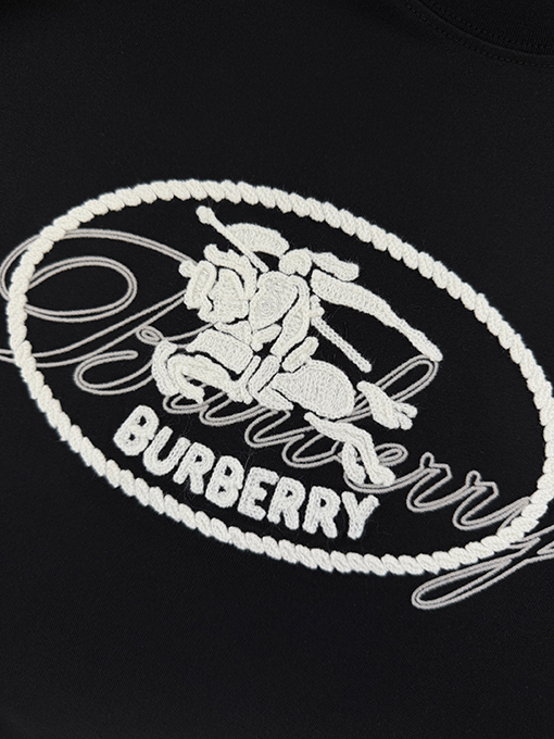 バーバリー BURBERRY ウォーホース ウール 刺繍 半袖Tシャツ