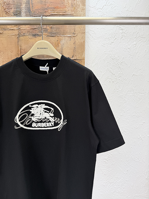 バーバリー BURBERRY ウォーホース ウール 刺繍 半袖Tシャツ
