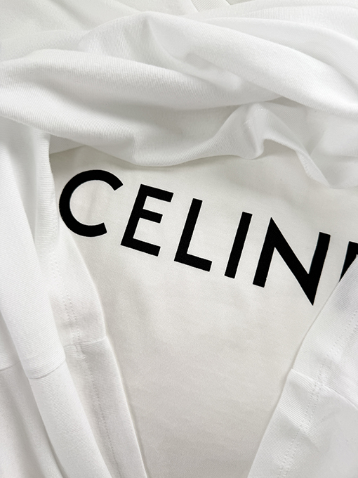 セリーヌ CELINE ダブルレイヤークルーネック半袖Tシャツ