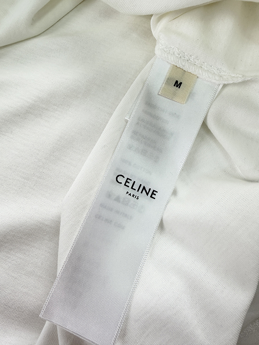 セリーヌ CELINE ダブルレイヤークルーネック半袖Tシャツ