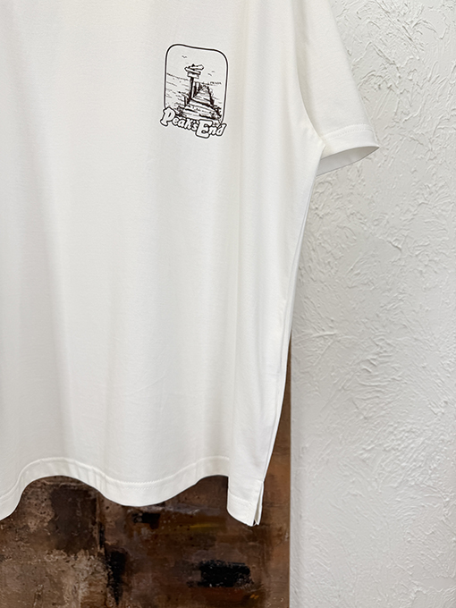 プラダコピー プリント半袖Tシャツ