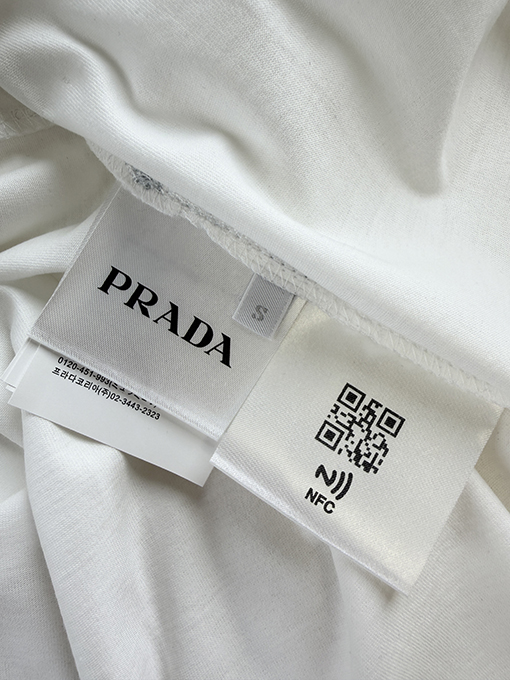 プラダコピー プリント半袖Tシャツ