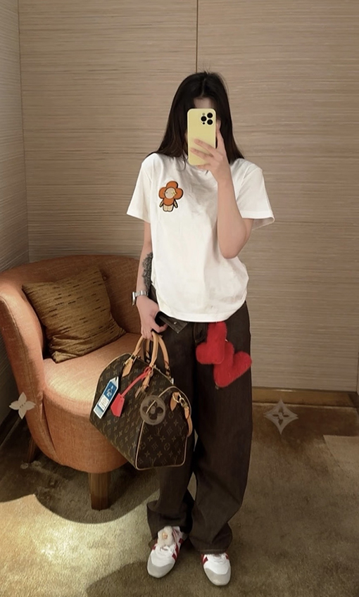 ルイヴィトン Vivian ヴィヴィアン サンフラワー 半袖Tシャツ