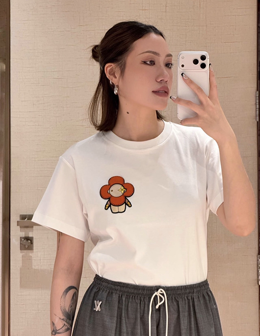 ルイヴィトン Vivian ヴィヴィアン サンフラワー 半袖Tシャツ