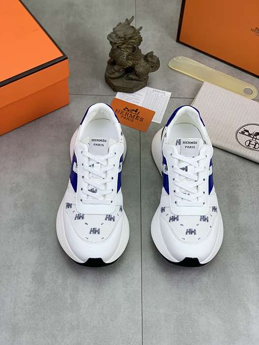 エルメス HERMES ステッチ入りブランド「H」トーテムシューズ