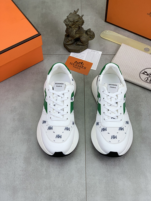 エルメス HERMES ステッチ入りブランド「H」トーテムシューズ