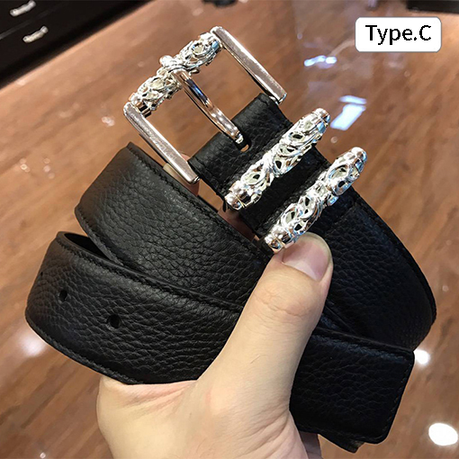 クロムハーツ クラシックなピンバックルベルト