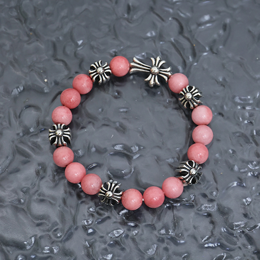 クロムハーツ 新モデル天然シルバービーズブレスレット