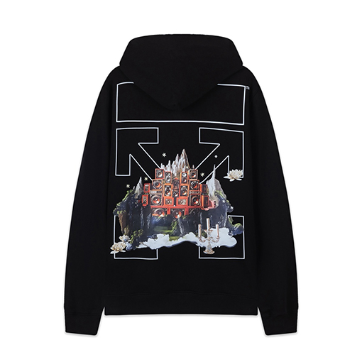 オフホワイトコピー off white 新しい460gのルーズフィットフード付きスウェットシャツ