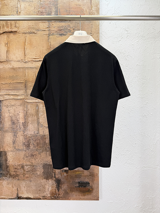 モンクレール Moncler 刺繍入り半袖ポロシャツ