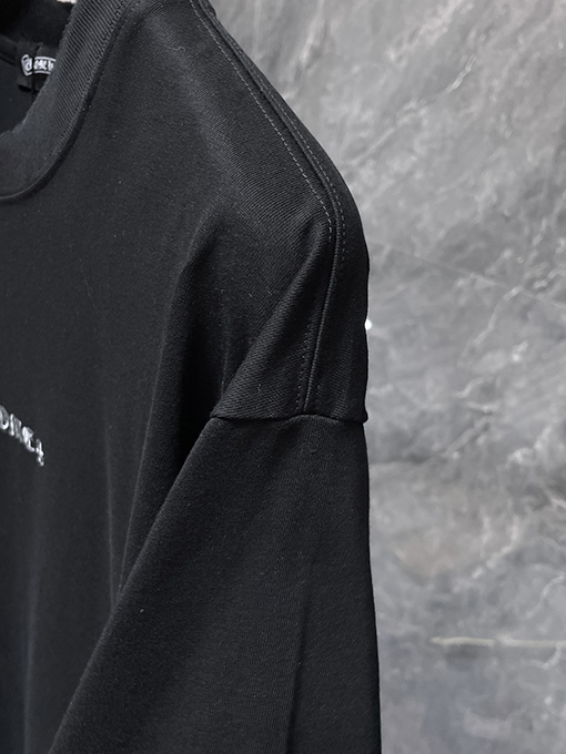 クロムハーツ 大剣サンスクリット刺繍アップリケ半袖Tシャツ