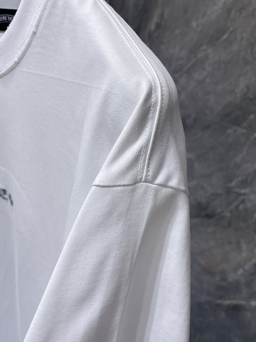 クロムハーツ 大剣サンスクリット刺繍アップリケ半袖Tシャツ