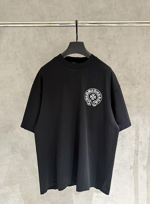 クロムハーツ 新モデル刺繍半袖Tシャツ