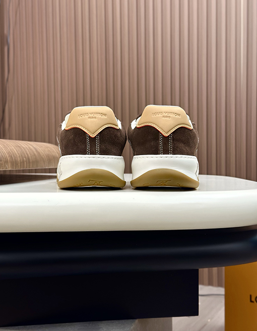 ルイヴィトン LV Tilted Monogram Damier チェック柄の花柄スニーカー