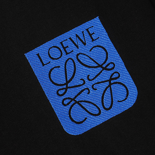 ロエベ LOEWE フロントポケットに刺繍ロゴが入った半袖Tシャツ