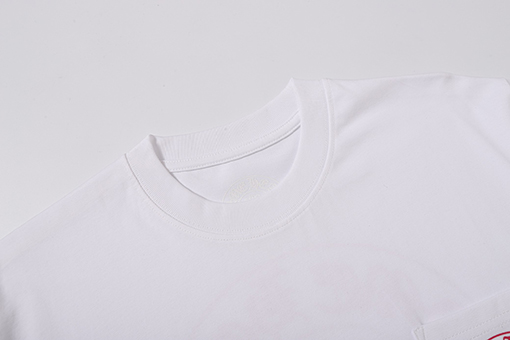 クロムハーツ 白ピンク黒ピンクの馬蹄の十字架サンスクリットのプリント半袖Tシャツ